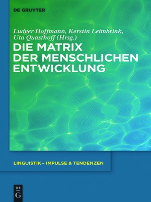 cover image of Die Matrix der menschlichen Entwicklung